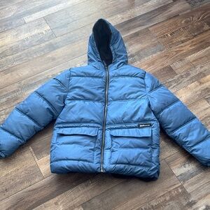 Xtreme 14/16 Kids Blue Hooded Puffer Jacket